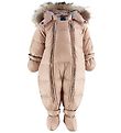 Ver de Terre Snowsuit w. Fur - Down - Mahogany Rose