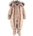 Ver de Terre Down Snowsuit w. Fur - Mahogany Rose