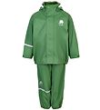 CeLaVi Regnföt M. axlaböndum - PU - Álmur Green