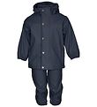 En Fant Rainwear w. Suspenders - PU - Blue Night