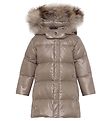 Ver de Terre Down Jacket w. Fur - Caramel