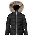 Ver de Terre Down Jacket w. Fur - Black