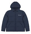 Champion Fashion Gevoerde Jas - Navy m. Logo