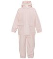 Ver de Terre Rainwear w. Suspenders - PU - Rose Powder