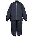 Mikk-Line Thermo Set with Fleece - Blue Nights
