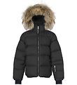 Ver de Terre Down Jacket w. Fur - Black