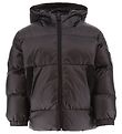 EA7 Puffer Jacket - Black w. Logo Stripes