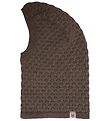 Huttelihut Balaclava - Wool - Knitted - Brown