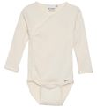 Minymo Wikkelromper l/s - Rib - Zaadparel