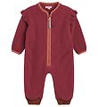 Noa Noa miniature Fleece Suit - Baby Aria - Ruby Wine