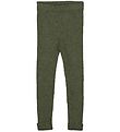 Fliink Leggings - Knitted - Benna Rib - Burnt Olive