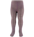 MP Collants - Laine - Rib - Dark Purple Dove