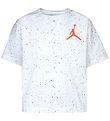 Jordan T-shirt - Färg Mix Speckle Aop - Vit m. Prickar