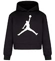 Jordan Hettupeysa - Skera - Jumpman Core - Svart M. Hvítur