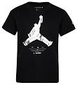 Jordan T-Shirt - Jumpman X Nike Action - Schwarz mit. Wei