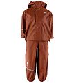 CeLaVi Rainwear w. Suspenders - PU - Tortoise Shell