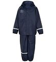 Color Kids Regnföt M. axlaböndum - PU - Dress Blues