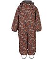 Mikk-Line Snowsuit - Floral - Decadent Chocolate