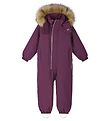 Reima Snowsuit - Trondheim - Deep Purple w. Faux Fur