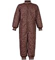 Mikk-Line Thermosuit w. Fleece - Duvet - Coated - Decadent Choco