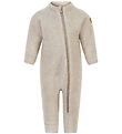 Mikk-Line Pramsuit - Wool - Melange Offwhite