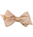 Little Wonders Bow Hair Clip - Viola - 6 cm - Tan/Gold