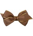 Little Wonders Hair Bow - Viola - 6 cm - Bow Hair Clip/Gold