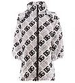 Dolce & Gabbana Vadderad kappa - Logo - Vit m. Svart