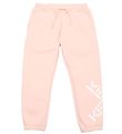 Kenzo Pantalon de Jogging - Sport - Rose av. Blanc