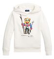 Polo Ralph Lauren Hoodie - Classic IV - White w. Soft Toy