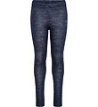 Hummel Leggings - Wool - hmlWingo - Black Iris