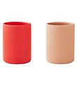 Liewood Cups - 2-Pack - Ethan - Apple Red/Tuscany Rose Mix