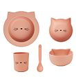 Liewood Dinner Set - Joana - 4 Parts - CAT Rose Blush