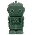 A Little Lovely Company Spaarpot - 16 cm - Robot - Dark Sage