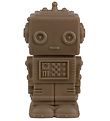 A Little Lovely Company Sparibaukur - 16 cm - Robot - Ash Brown