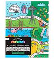 Ooly Fold Out Colouring Book Book - Panorama - USA Road Trippin