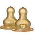 BIBS Flaschensauger - 2er-Pack - Medium Flow - Naturgummi