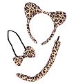 Molly & Rose Maskeradklder - ron/Svans/Fluga - Leopard