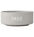 Design Letters Schüssel - Smile - Grau