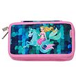 Jeva Pencil Case w. Content - Twozip - Mermazing