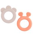 Done By Deer Teether - 2-Pack - Deer Friends - Sand/Coral