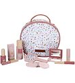 Little Dutch Makeup Bag - 11 Parts - Wood - Pink