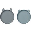 Liewood Plates - Silicone - 2-Pack - Olivia - Blue Mix