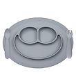 EzPz Dinner Set - Silicone - 3 Parts - Grey