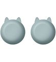 Liewood Bowl - 2-Pack - Solina - Rabbit Sea Blue