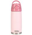 Nuby Thermo Bottle w. Straws - 420ml - Pink