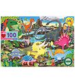 Eeboo Puzzle Game - 100 Bricks - Dinoland