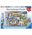 Ravensburger Palapeli - 2x12 Tiilet - Blue Valot pll Way