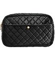 Fan Palm Toiletry Bag - Large - Quilted Velvet - Black Velvet