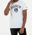 New Era Stuttermabolur - Brooklyn Net - Hvítt